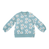 The Girl Club - Mint Green Daisy Crew