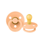 BIBS Pacifier - 2pk Round | Peach Sunset