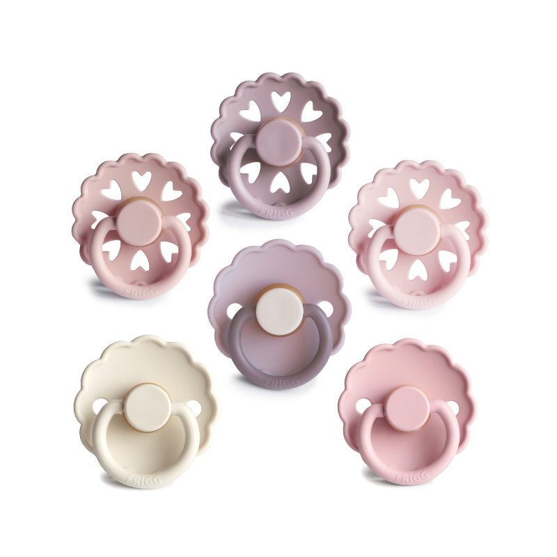 Frigg - 6 Pack Latex Pacifiers | Blooming Love