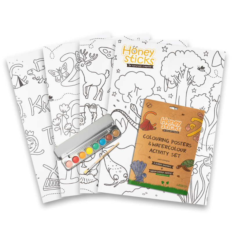 Honeysticks - Activity Set | Posters + Paints