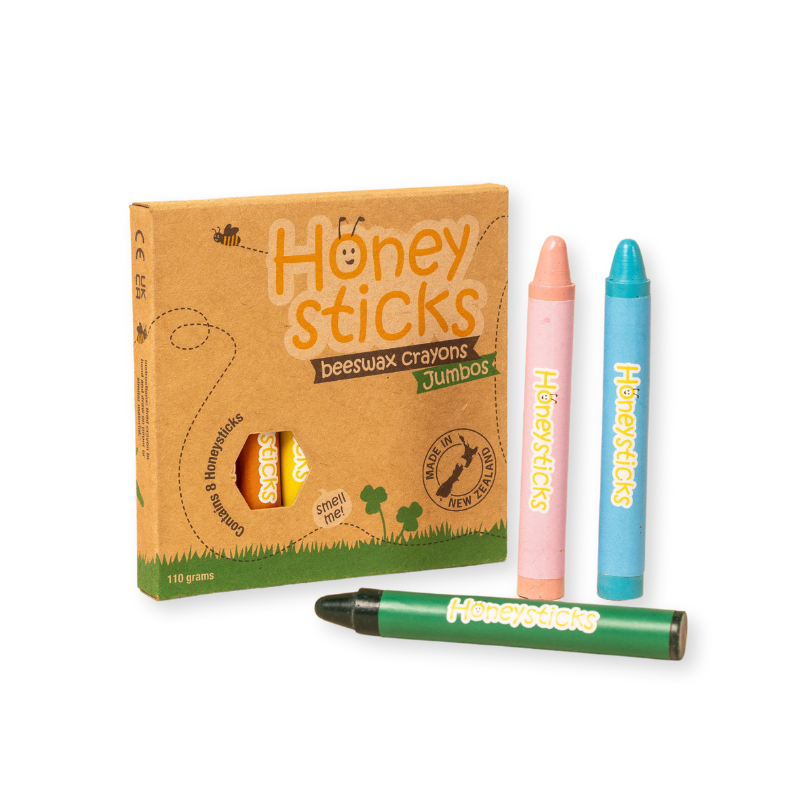 Honeysticks - Natural Beeswax Crayons | Jumbo