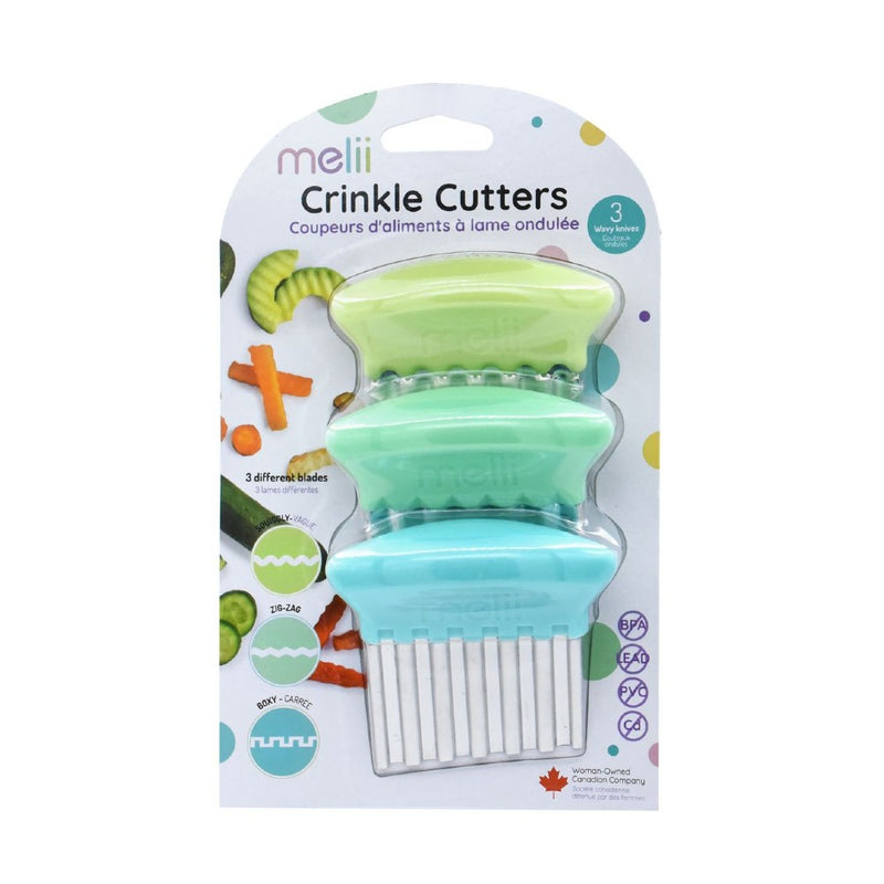 Melii - Crinkle Cutters |  Blue,Mint,Lime