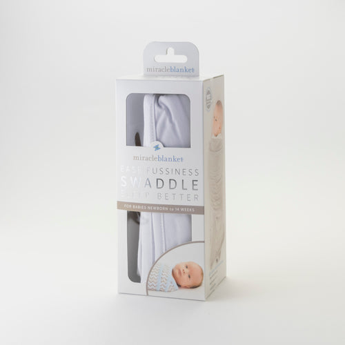 Miracle Blanket - Ultimate Newborn Swaddle | White