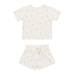 Quincy Mae - Boxy Tee + Short Set | Lemons