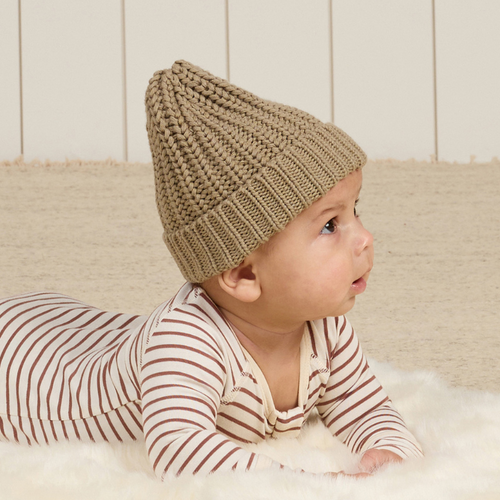 Quincy Mae - Chunky Knit Beanie | Olive