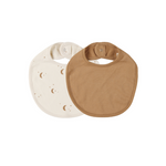 Quincy Mae - Jersey Snap Bibs | Moon + Honey