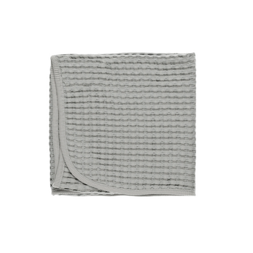 Quincy Mae - Waffle Baby Blanket | Dusty Blue