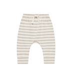 Quincy Mae - Drawstring Pant | Grey Stripe