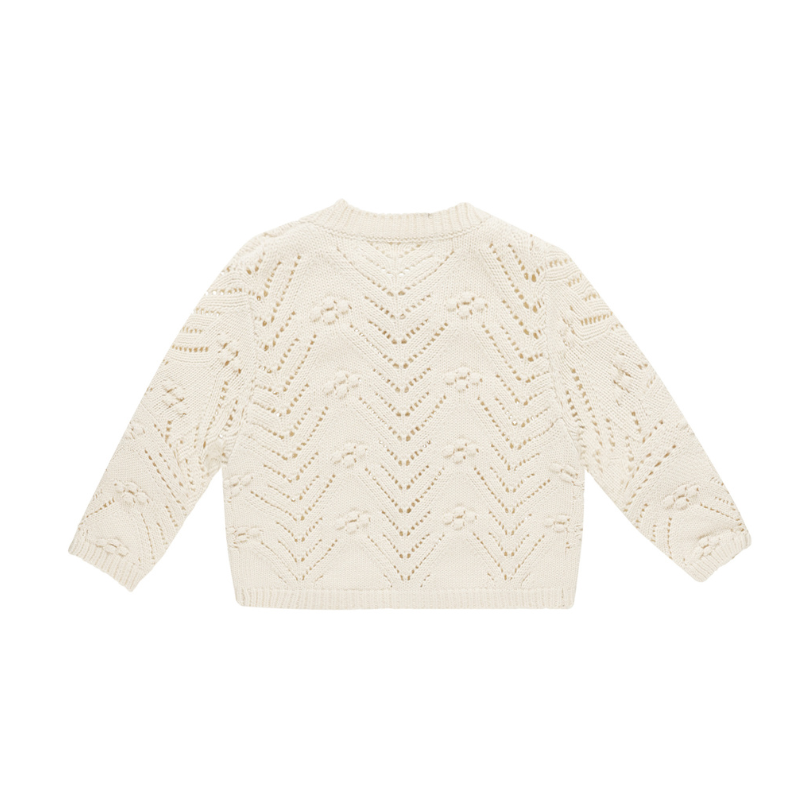 Quincy Mae - Knit Cardigan | Natural