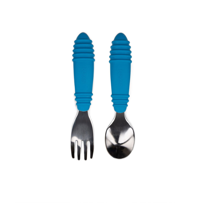 Bumkins - Spoon & Fork Set | Dark Blue