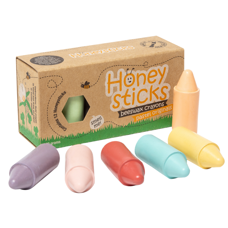 Honeysticks - Natural Beeswax Crayons | Original Pastel